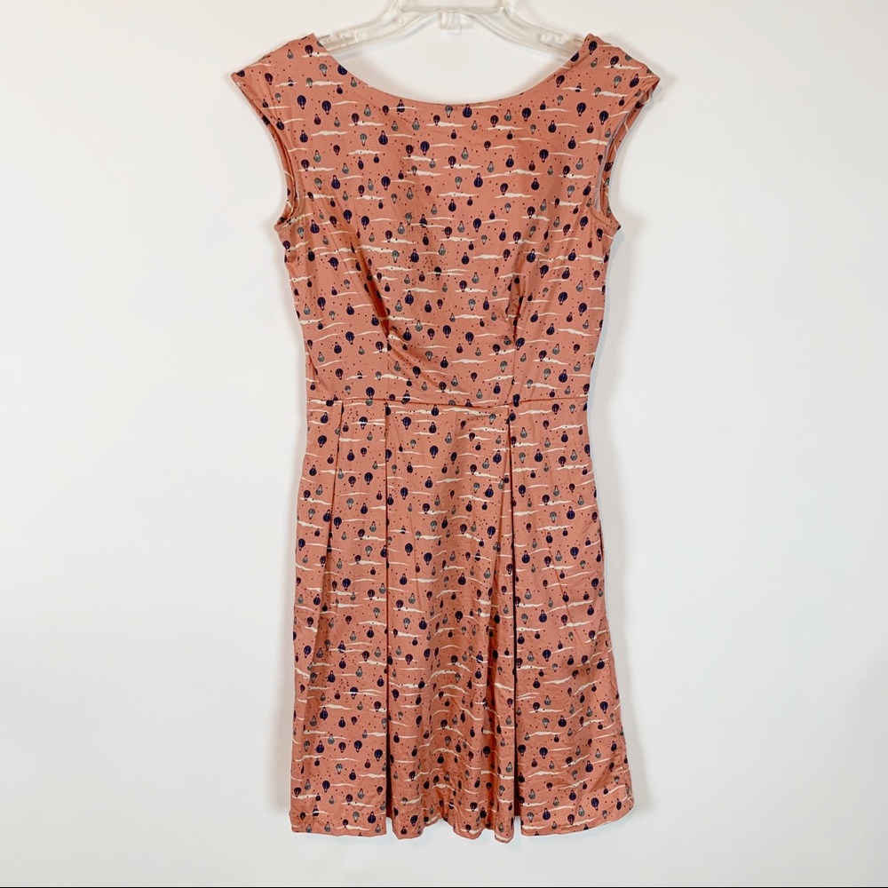Closet Hot Air Balloon Print Sleeveless Dress